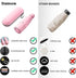 Mini Travel Umbrella – Compact Sun & Rain Protection for Women, Kids | UV-Blocking Pocket Umbrella with Case | Lightweight Foldable Umbrella（pink）
