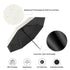 Mini Travel Umbrella – Compact Sun & Rain Protection for Women, Kids | UV-Blocking Pocket Umbrella with Case | Lightweight Foldable Umbrella（white）