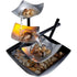 Mini Tabletop Water Fountain for Home Office, Relaxing Zen Water Feature for Calm Ambiance (Black)