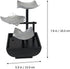 Mini Tabletop Water Fountain for Home Office, Relaxing Zen Water Feature for Calm Ambiance (Black)