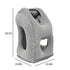 1-Pack Comfortable Inflatable Travel Pillow, Neck Support Air Pillow with Storage Bag for Shoulder and Head Relief, for Airplane Train Car Office Home Use(gray)