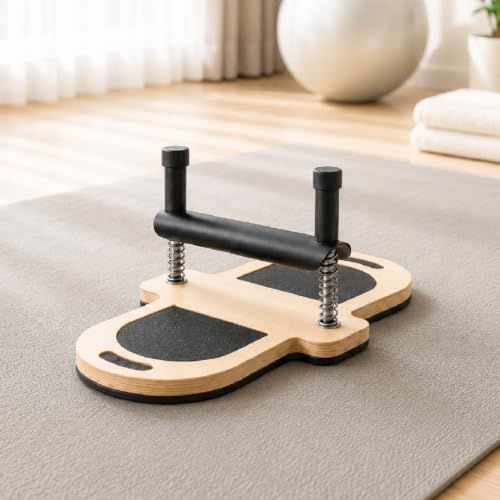 Foot Corrector Wooden Pilates Foot Arch Balance Support Trainer Adjustable Feet Strengthener for Posture Alignment Stability Training Exerciser for Flat Feet, Home Gym Workout