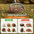 Acorn Picker Upper Roller with Foot Release Nut Gatherer
Adjustable Aluminum Handle, Ergonomic Grip and 1 Gal Bag for 1"-2.4" Walnuts, Pecans, Sweet Gum Balls and Golf Balls(Gray)