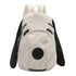 Cute Dog Face Backpack for Kids & Teens – White Cartoon Animal School Bag with Long Ears, Large Capacity Daypack for Girls and Boys (White)