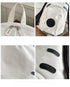 Cute Dog Face Backpack for Kids & Teens – White Cartoon Animal School Bag with Long Ears, Large Capacity Daypack for Girls and Boys (White)