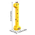 Giraffe Ultrasonic Height Tracker for Kids – Fun Wall-Mounted Growth Measuring Device for Home, Daycare & Pediatric Clinic (Yellow)