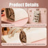 4-in-1 Expandable Makeup Bag with Removable Pockets – Waterproof Travel Cosmetic Organizer for Women, Large Capacity Vanity Case with Hanging Design (White)