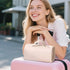 4-in-1 Expandable Makeup Bag with Removable Pockets – Waterproof Travel Cosmetic Organizer for Women, Large Capacity Vanity Case with Hanging Design (Pink)