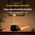 Pipe-Shaped Aromatherapy Humidifier with LED Flame & Mist – USB Desk Diffuser for Home, Office, Bedside (Black) | Other Colors Available in Store