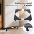 Adjustable Appliance Dolly Stand with 4 Locking Wheels – Expandable Base from 16.9 to 25.6 Inch, Heavy-Duty Furniture Moving Cart for Refrigerator, Washer, Cabinet, Air Conditioner (Black)