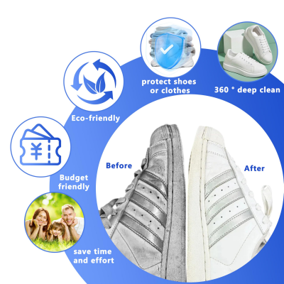 2-Pack Reusable Shoe Washing Machine Bag – White Protective Laundry Bag for All Shoes, Anti-Deformation & Deep Clean with Zipper Lock (Grey)