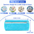 2-Pack Reusable Shoe Washing Machine Bag – White Protective Laundry Bag for All Shoes, Anti-Deformation & Deep Clean with Zipper Lock (Blue)