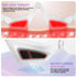 Eye Contour Beauty Goggles – Portable Anti-Aging Eye Massager with Vibration & Light Function, Lightweight Design for Wrinkle Reduction and Dark Circle Minimization – Ideal for Daily Skincare Routine (White)