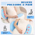 Adjustable Pregnancy Pillow with Velcro Design – Side Sleeping Support for Back, Belly, Hips & Legs, Travel-Friendly Maternity Pillow with Bonus Auxiliary Pillow(Blue)