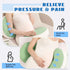 Adjustable Pregnancy Pillow with Velcro Design – Side Sleeping Support for Back, Belly, Hips & Legs, Travel-Friendly Maternity Pillow with Bonus Auxiliary Pillow(Green)
