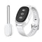 Wireless Bedwetting Alarm for Kids, Watch-Style Bed Wetting Alarm for Boys & Girls, Skin-Friendly Wristband, Vibration & Beep Alerts, High Sensitivity Sensor(White)