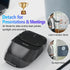 Upgraded AI Voice Mouse - Wireless Air Mouse with AI Voice Assistant, 12 Languages Translation, Meeting Transcription & Summary - Detachable Computer Mouse, Presentation Clicker for Laptop(Black)