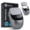 Upgraded AI Voice Mouse - Wireless Air Mouse with AI Voice Assistant, 12 Languages Translation, Meeting Transcription & Summary - Detachable Computer Mouse, Presentation Clicker for Laptop(Silver)