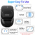 Upgraded AI Voice Mouse - Wireless Air Mouse with AI Voice Assistant, 12 Languages Translation, Meeting Transcription & Summary - Detachable Computer Mouse, Presentation Clicker for Laptop(Silver)