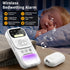 Wireless Bedwetting Alarm for Boys/Girls/Older Kids - 8 Modes - Featuring Sound & Vibration - Rechargeable Bedwetting Training Alarm - High Sensitivity Sensor with UV Mode & Night Light(White)