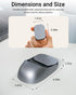 Touchpad Bluetooth Mouse with Presentation Mode, Detachable & Portable Design, Smart Software Control, Wireless Mouse for Meetings, Remote Work & Travel(Silver)
