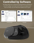Touchpad Bluetooth Mouse with Presentation Mode, Detachable & Portable Design, Smart Software Control, Wireless Mouse for Meetings, Remote Work & Travel(Black)