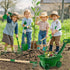 Kids Gardening Tools Set - 10pcs Wheelbarrow Set for Kids
with Shovel, Rake, Leaf Rake, Summer Outdoor Yard Digging Weed Birthday Gifts Toys, Easter for Boys Girls Age 3+ Years(Green)