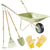 5-Piece Kids Wheelbarrow and Gardening Tool Set, Ages 3+
Metal toy wheelbarrow, extendable broom, hoe, shovel, and gloves for garden, yard, sandbox, and supervised outdoor play(Light Green)