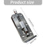 Wire Stripper Manual Cable Preparation Tool with Aluminum Alloy Body, Visible Stripping Channel, and Compact Handheld Control for Repair Work Manual Wire Stripper Cable Adjustable Stripping Tool(Silver)