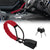 Car Steering Wheel Lock, Seat Belt Lock, Anti-Theft Device, Max 17 Inch Length, Small and Light-Weight, Multi-Functional, Fit Most Vehicle, SUV, Golf Cart Security(Red)
