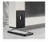 Ultra-Thin Magnetic Door Stopper – Self-Adhesive, Anti-Collision, Windproof, One-Push Locking, Discreet Design for Glass Doors (Steel Gray)