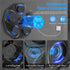 Smart Music Boxing Machine with LED Lights & Bluetooth – Wall-Mounted Interactive Punch Trainer, 9 Modes & 9 Speeds, Includes Gloves for Home Gym Workout (Black)