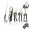 Heavy-Duty 5-Piece Gardening Tool Set – 3 Pruning Shears & 2 Folding Saws, Stainless Steel Blades, Ergonomic Handles, Compact Storage – Ideal for Trees, Shrubs, Camping, and Gift-Giving