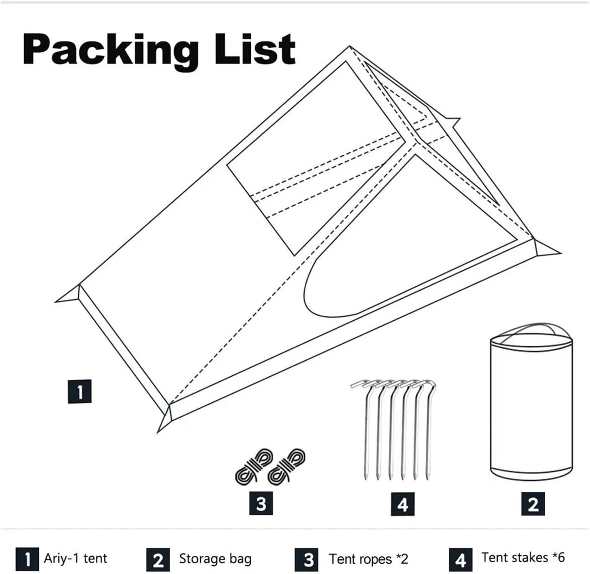 Lightweight Solo Camping Tent for Backpacking, Hiking, Fishing and Outdoor Adventures (Green)