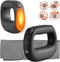 Portable Heated Fascia Ring Massager with 5-Speed Vibration & USB-C Charging – Deep Tissue Muscle Relief for Neck, Back, and Shoulders (Black) | Other Colors Available In-Store