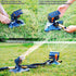 Smart Oscillating Sprinkler with 4 Spray Modes – Automatic Lawn Watering System for Garden, Yard & Patio, Adjustable Coverage, Durable Metal Connector (Black)