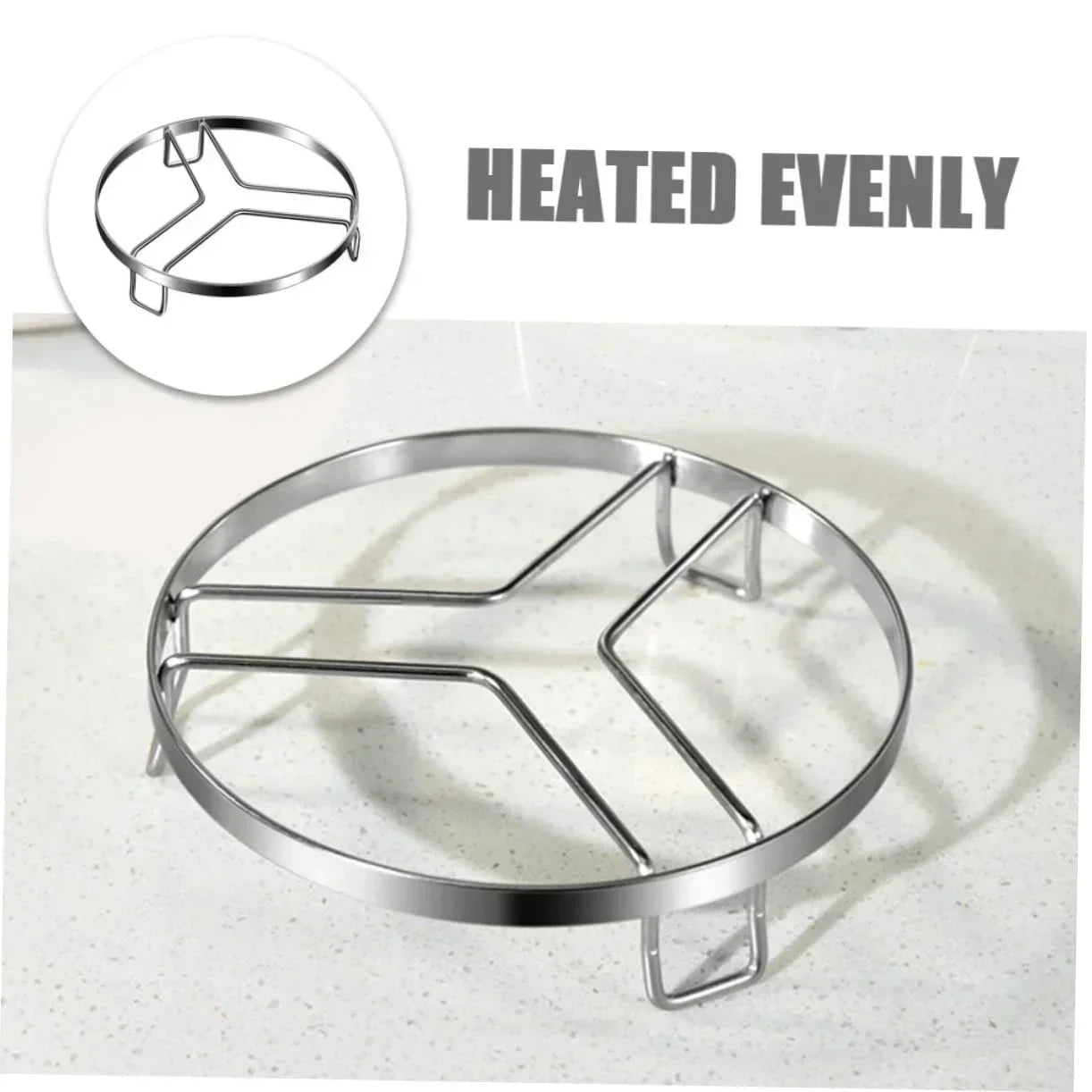 316 Stainless Steel Steam Rack for Cooking – Adjustable Kitchen Pot Stand with Heat-Resistant Design, Multi-Functional Steamer Base for Pots and Dishes (S,15cm)