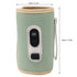 USB Baby Bottle Warmer – Portable Digital Milk Heater with 5-Temperature Settings, Rechargeable and Waterproof for Travel and Home Use (Green)