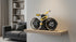 Modern Bicycle Flip Clock – Creative Mechanical Desk Timepiece with Dual Rotating Wheels, Retro Design for Home Office Decor, Compact Size (Yellow)