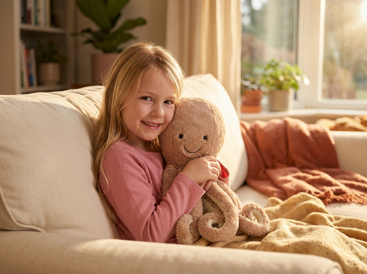 Brown Octopus Plush Toy - Soft Short Plush Stuffed Animal: Perfect Birthday/Christmas/Party Gift for Boys, Girls & Adults