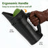 Handheld Garden Seed & Salt Spreader – 80oz Capacity, Adjustable Outlet, Ergonomic Handle for Fertilizer, Grass Seeds, Ice Melt Use (Green)