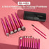 Hot red Professional Makeup Brush Set (18-Piece): Cruelty-Free, Versatile for Foundation, Blush & Eyeshadow, Ideal for Aussies