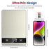 10kg/1g Precision Kitchen Scale: Ultra-Thin, Multi-Unit, Stainless Steel for Aussie Home Cooks