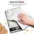 10kg/1g Precision Kitchen Scale: Ultra-Thin, Multi-Unit, Stainless Steel for Aussie Home Cooks