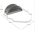 Kitchen Sink Filter Rack with 100 12cm*15cm Mesh Bags, Foldable Food Waste Strainer, Multi-functional Drain Basket（yellow）