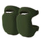 Olive Green Gardening Knee Pads (2-Pack): Ultra-Thick Memory Foam, Adjustable Straps – Ideal for Gardening, Cleaning, Flooring & Work