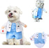 Funny Small Dog Doctor Coat Onesie - Cat & Puppy Halloween Costume - Doctor Uniform Apparel
