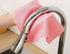 Christmas gift 50-Piece 25x25cm Polycotton Cleaning Cloth Roll, Reusable Dual-Use Dish & Surface Wipes for Home & Kitchen（pink）