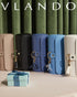 Purple Travel Jewelry Case: 3-Layer PU Cylinder Organizer for Necklaces, Earrings, Gifts for Travelers & Jewelry Lovers