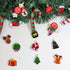 60pcs Mini Christmas Ornaments for Mini Tree Decorations Small Christmas Ornaments Resin Miniatures for Craft Christmas Decor